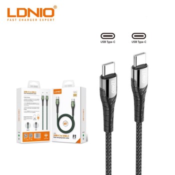 LDNIO LC101 2 Meter 60W Type-C To Type-C PD Cable Fast Charging Data Cable (Gray)