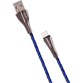 LDNIO 2 Meters Cable LS461-Faster Charging & High-Speed (Blue)