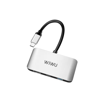 WiWU Alpha 3-in-1 USB C To HDMI Adapter Type C Hub