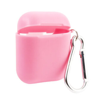 Cocoteetci AirPods TPU Case with Hook Pink